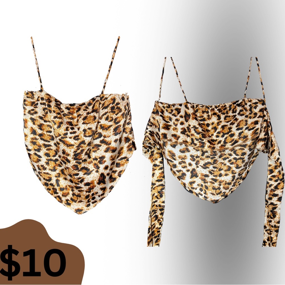 Cheetah crop top